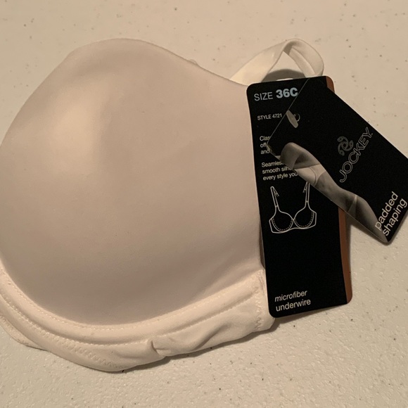 NWT Jockey padded shaped microfiber, underwire bra, 36C. - Picture 2 of 5